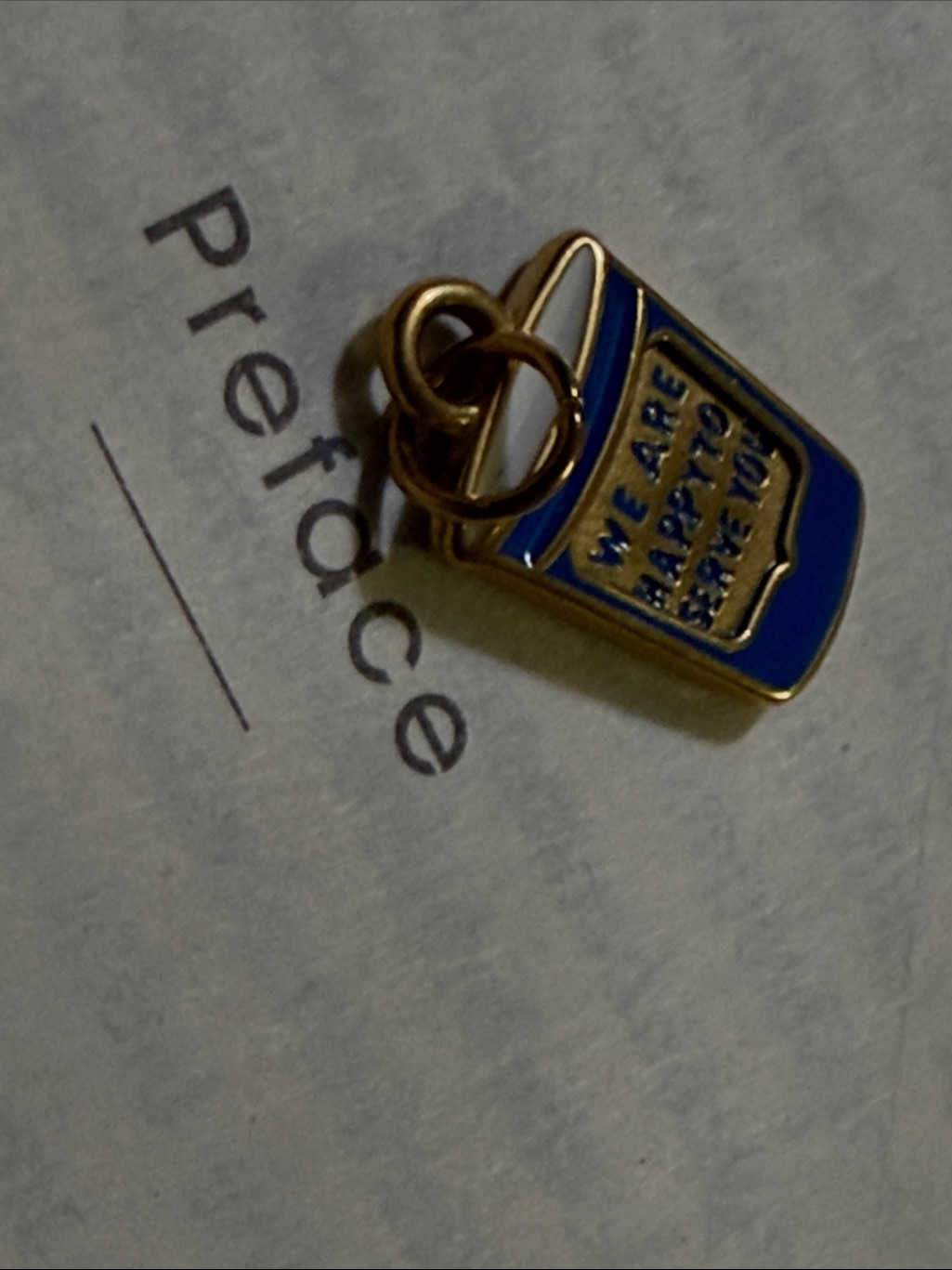We Are Happy To Serve You Charm New York City Coffee Cup Charm — image 3 of 3